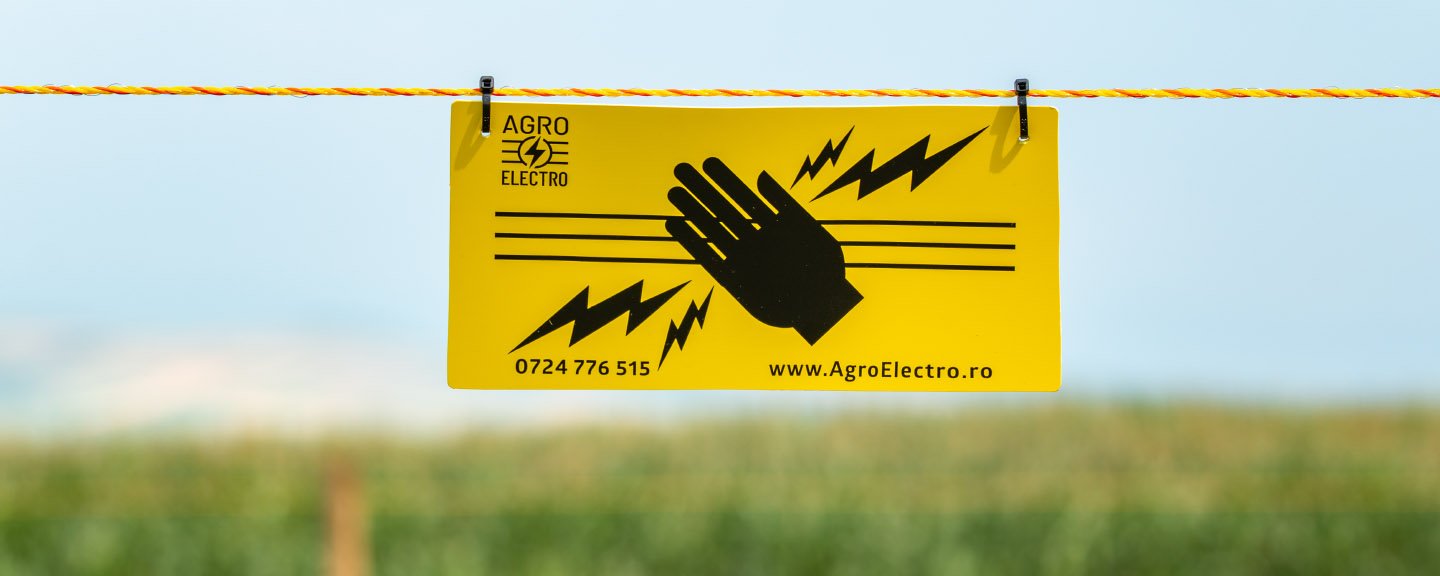 Предупредителна табела за електрическа ограда