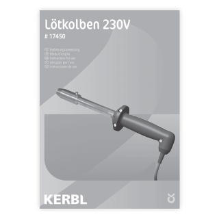 Ръководство за употреба на електрически уред за обезроговяване