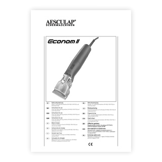 Ръководство за употреба на Aesculap Econom II