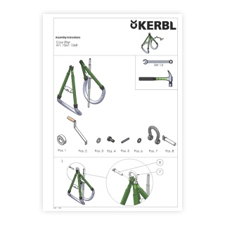 Ръководство за употреба – регулируема скоба (лифтер) за повдигане на крави, до 1500 кг