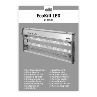 Ръководство за употреба – EcoKill LED 2.0