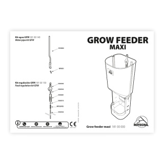 Ръководство за употреба – хранилка и поилка за прасенца, 60 литра