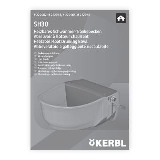 Ръководство за употреба – поилка против замръзване, 5 литра