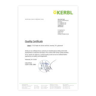 Сертификат за качество - 0492