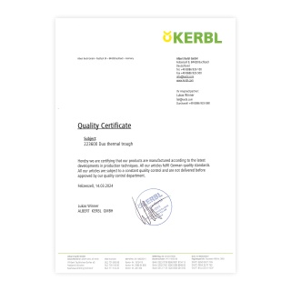 Сертификат за качество - 0768
