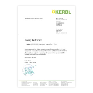 Сертификат за качество - 0883