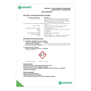 Информационен лист за безопасност - MCLEAN-B