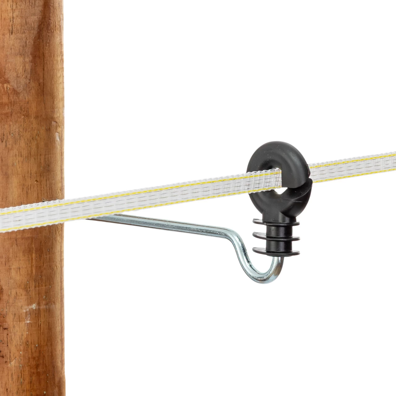 Дълъг изолатор тип пръстен, с винт за дърво, 220 мм