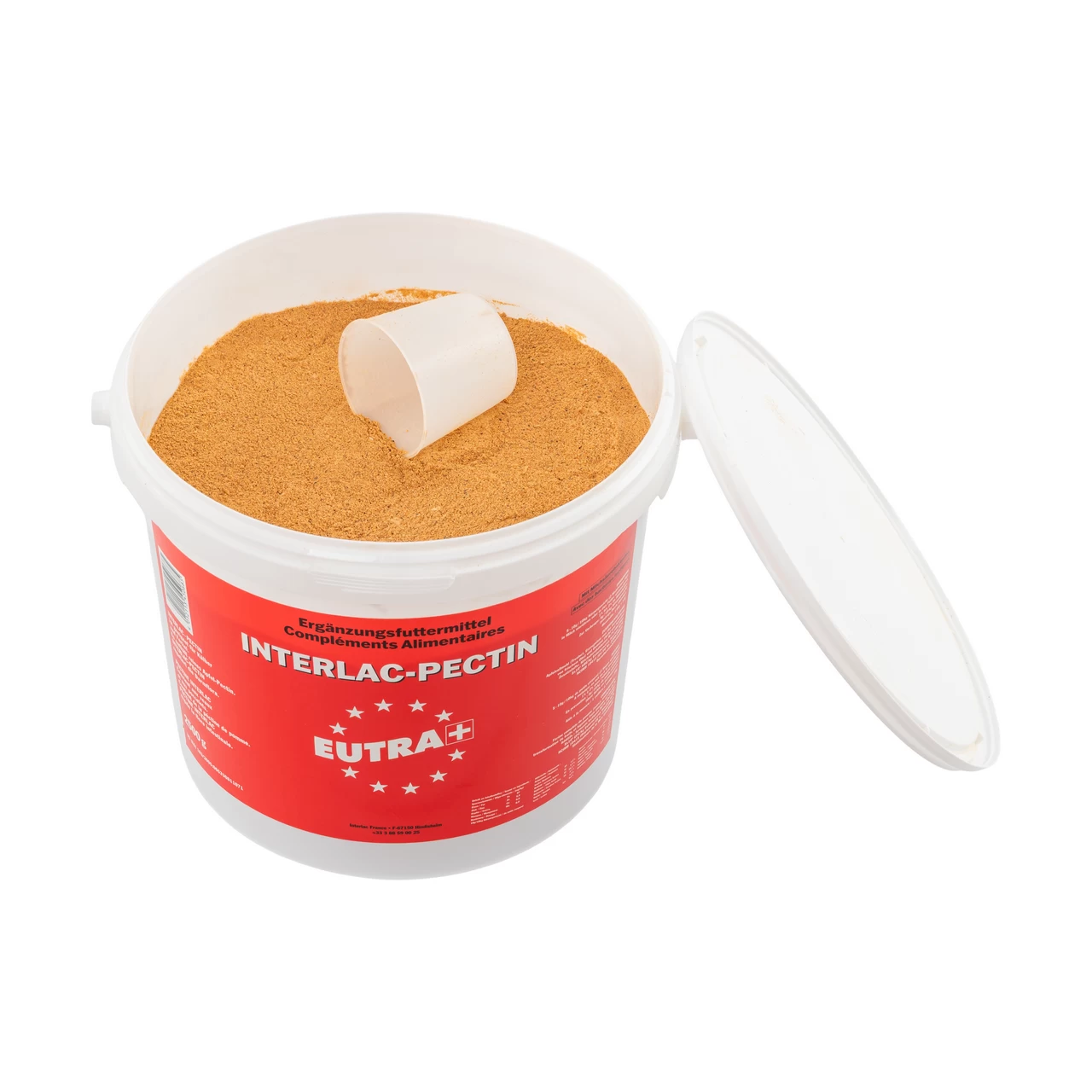 Eutra Interlac пектинова хранителна добавка за превенция на диария при телета и прасенца, 2,5 кг