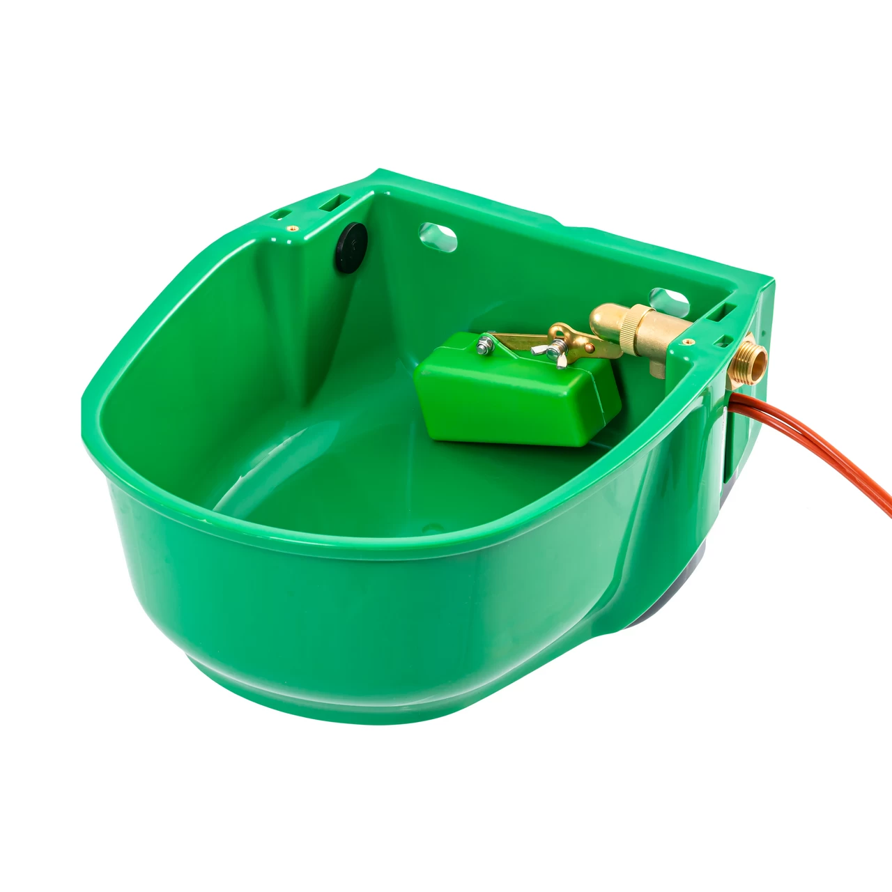 Поилка със защита срещу замръзване, с поплавък и нагревателен кабел, 5 литра