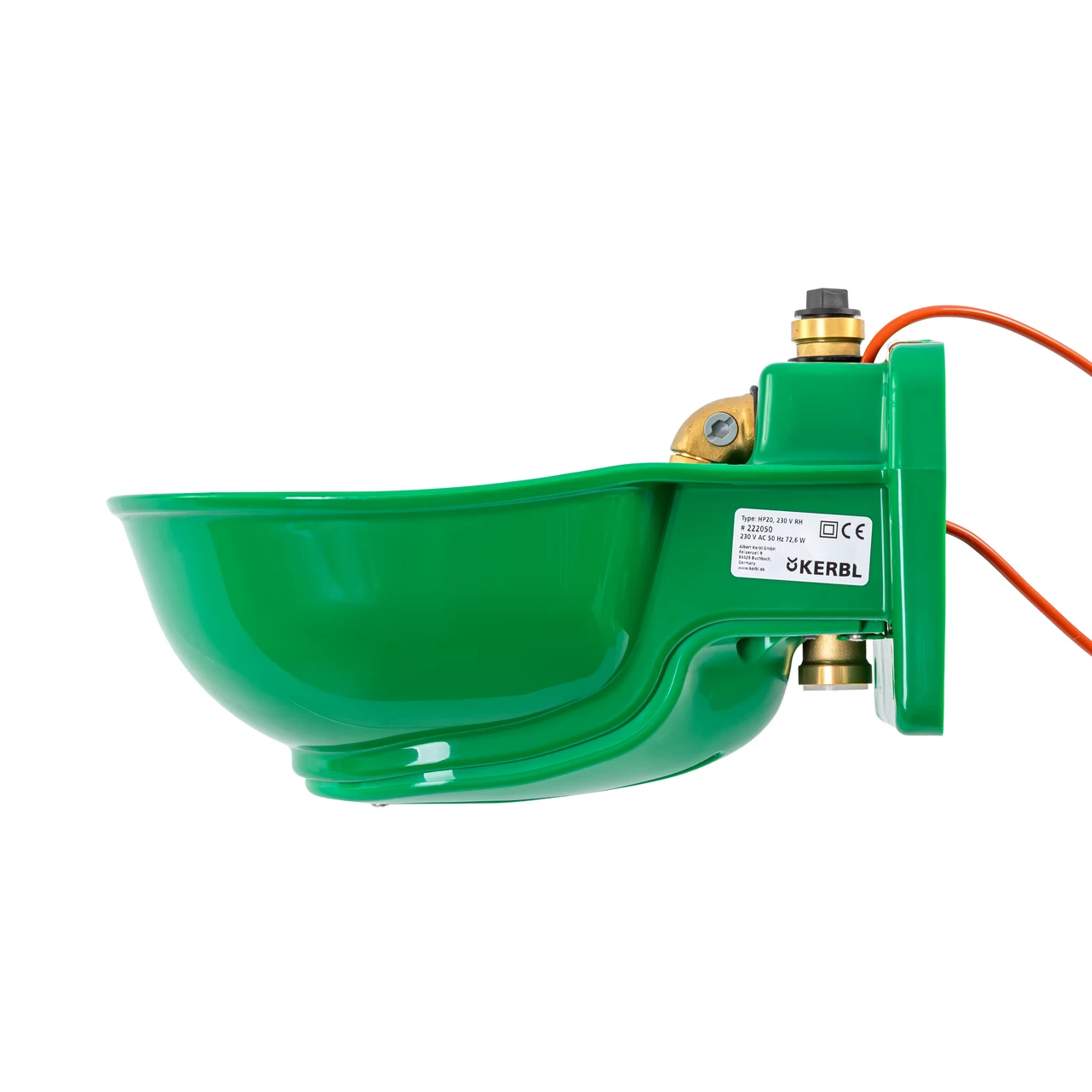 Поилка със защита срещу замръзване, с цилиндричен клапан и нагревателен кабел, 2,8 литра