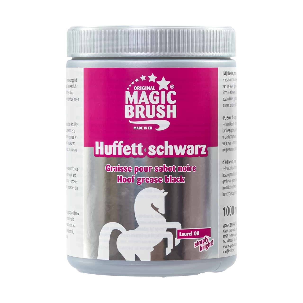 Мехлем за копита MagicBrush, черен, 1000 мл