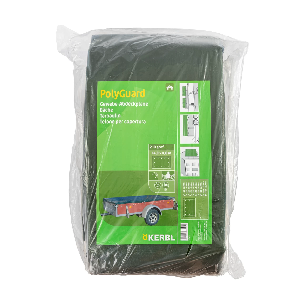 Защитно покривало, PolyGuard, 210 г/м², 14 × 8 м