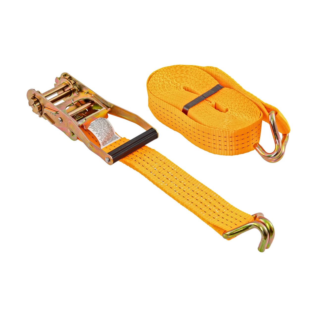 Колан за укрепване на товари с тресчотка, оранжев, 4000 кг, 50 мм × 8 м