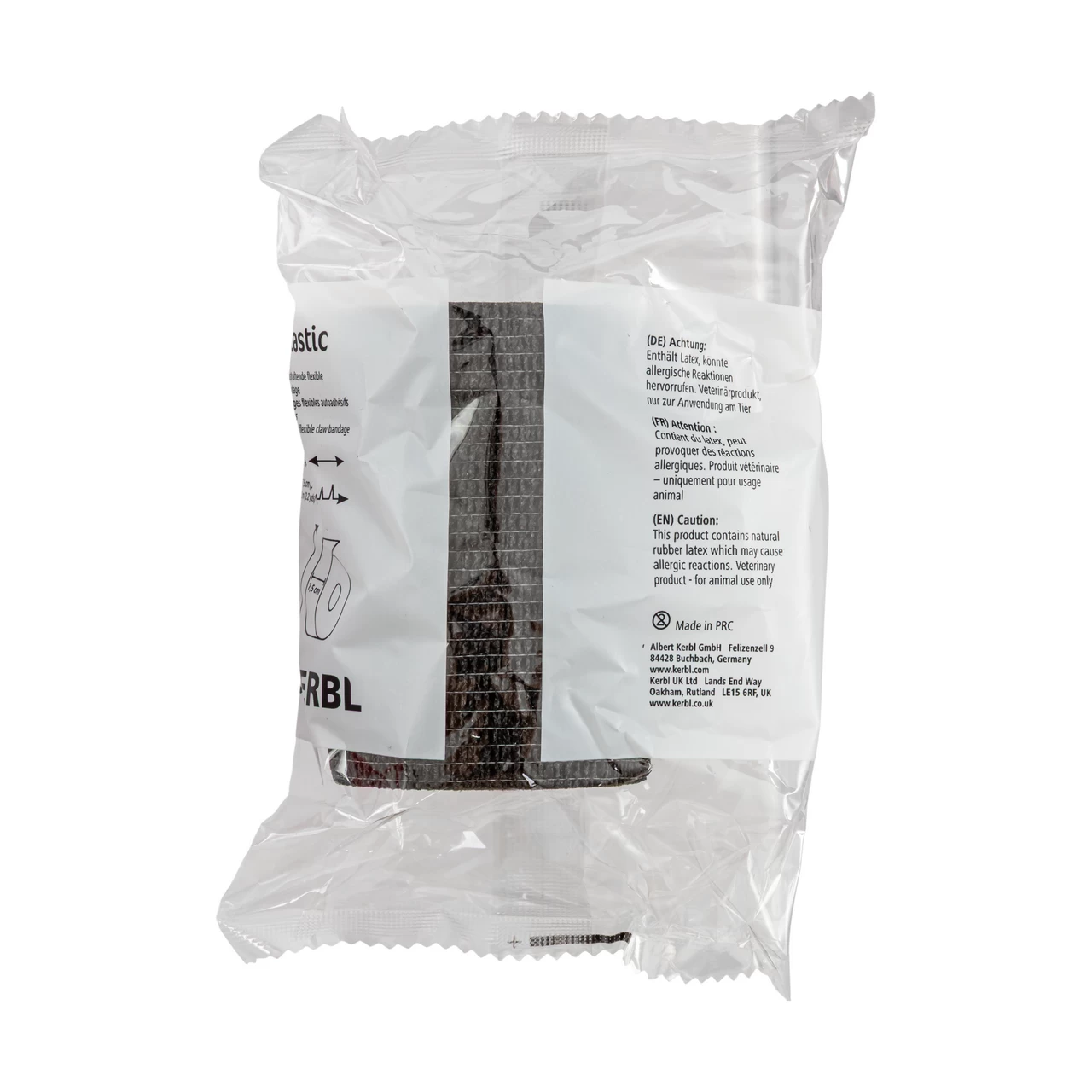 Бинт за копита, Vetlastic, черен, 450 × 7,5 см