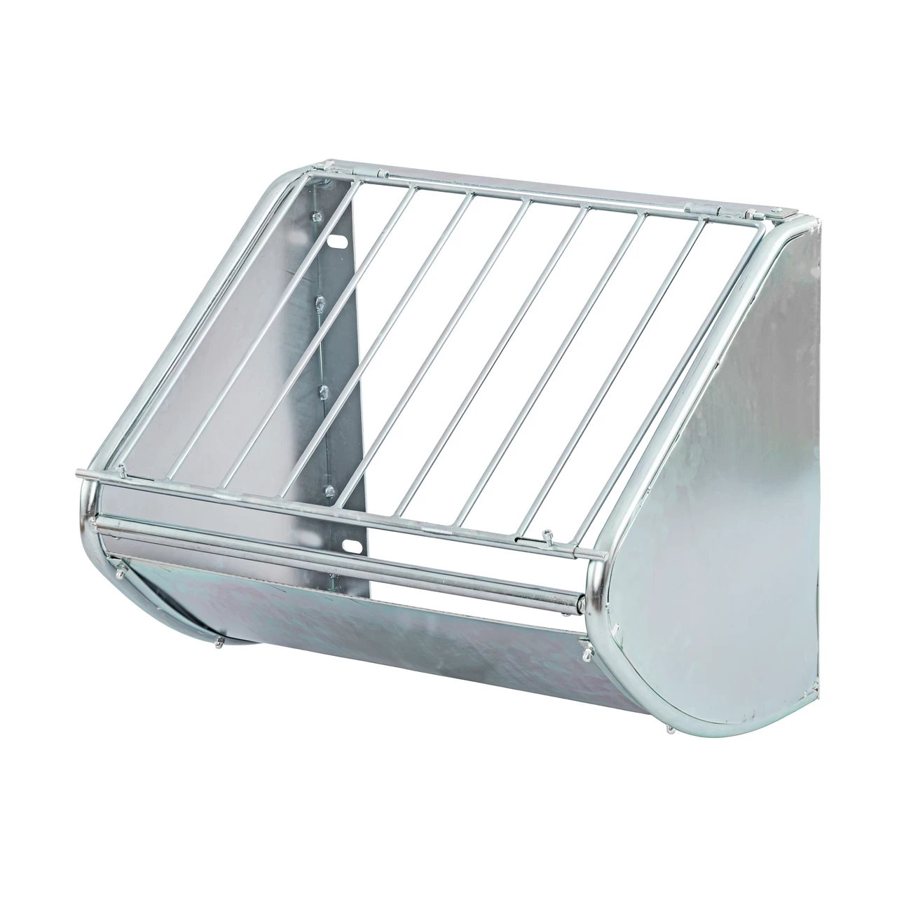 Метална ясла за сено, за монтаж на стена, 60 × 53 см