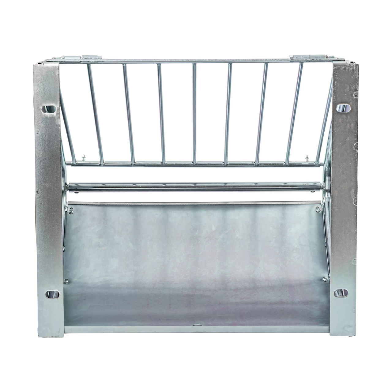 Метална ясла за сено, за монтаж на стена, 60 × 53 см