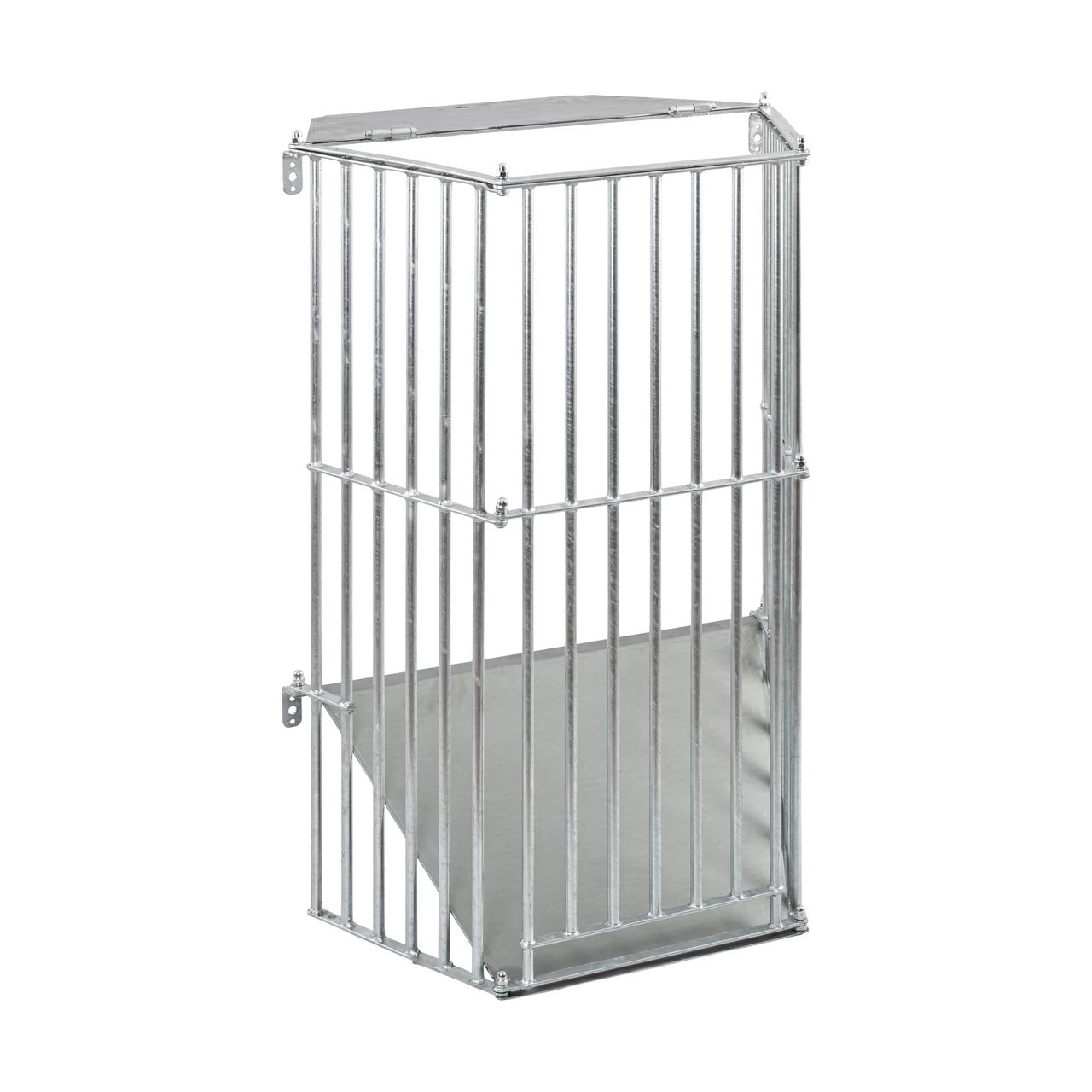 Металнa яслa за сено, за монтаж на стена, 81 × 114 см