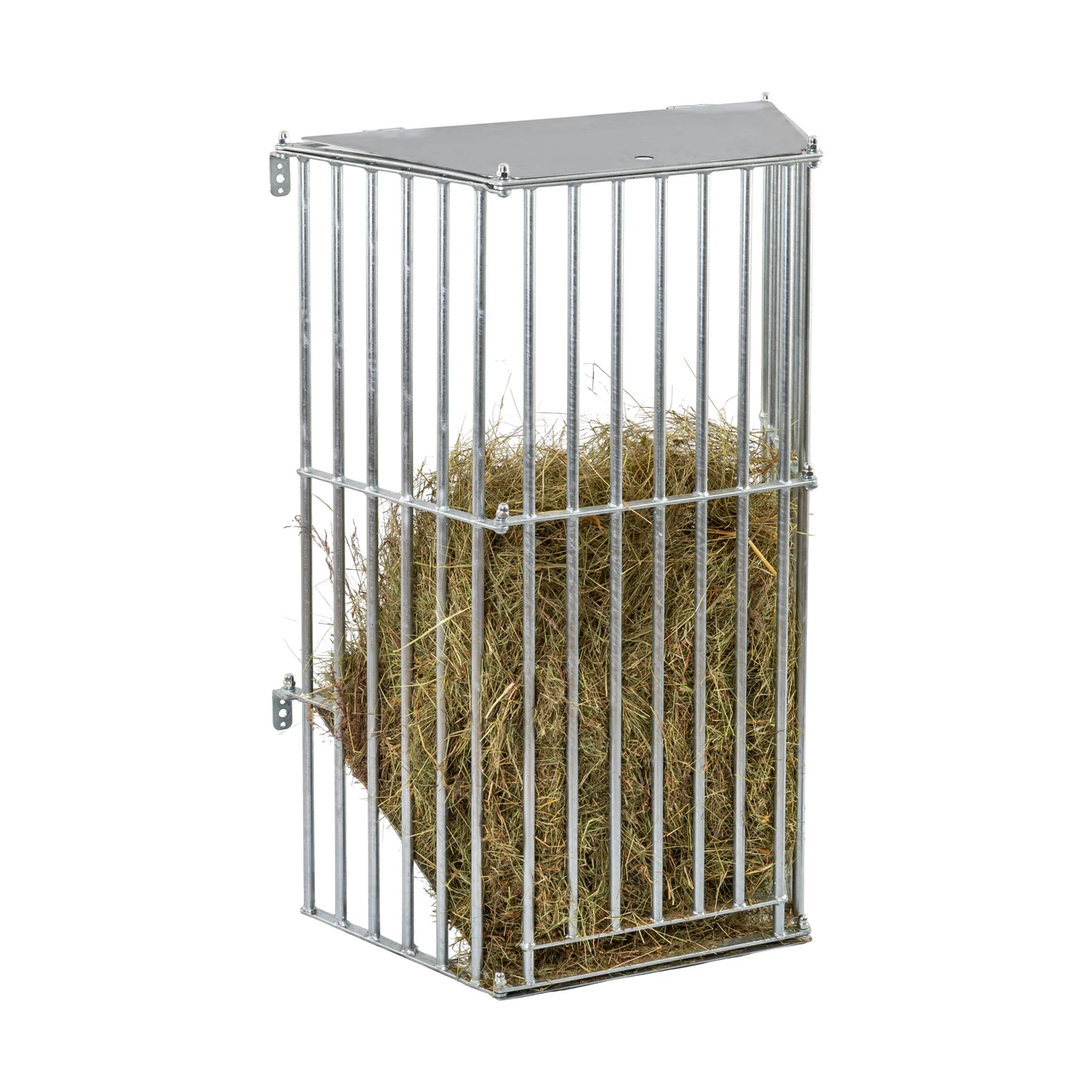 Металнa яслa за сено, за монтаж на стена, 81 × 114 см