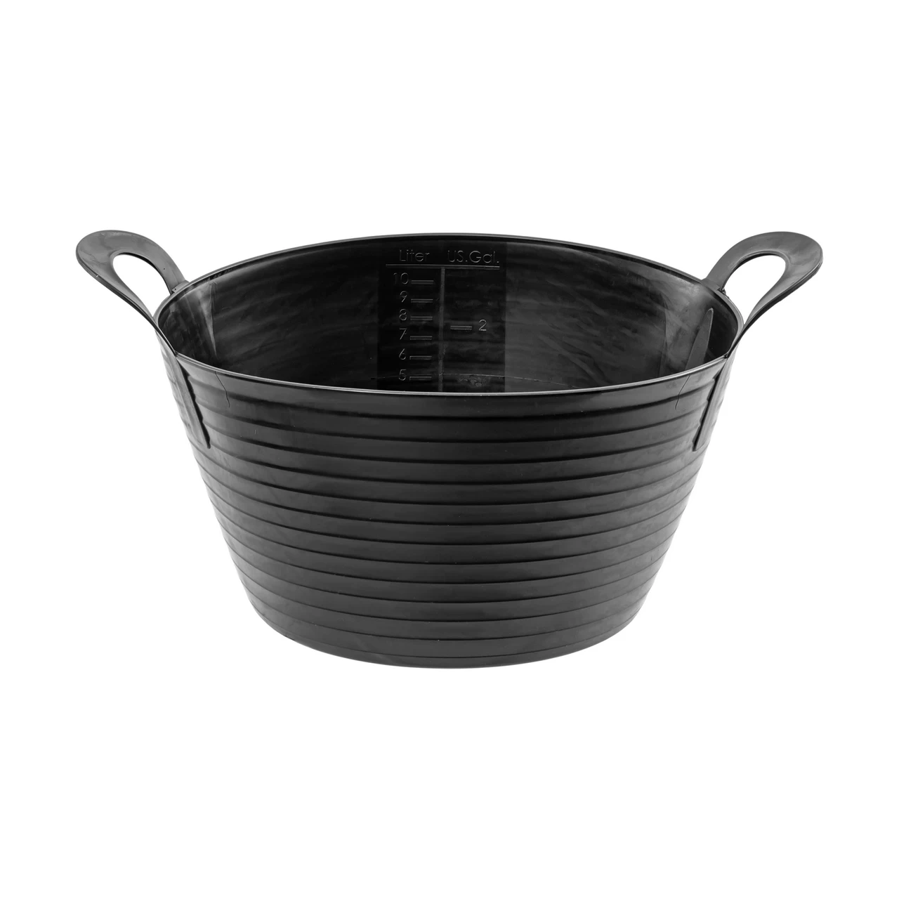 Гъвкава пластмасова кофа, Flexbag, черна, 12 литра