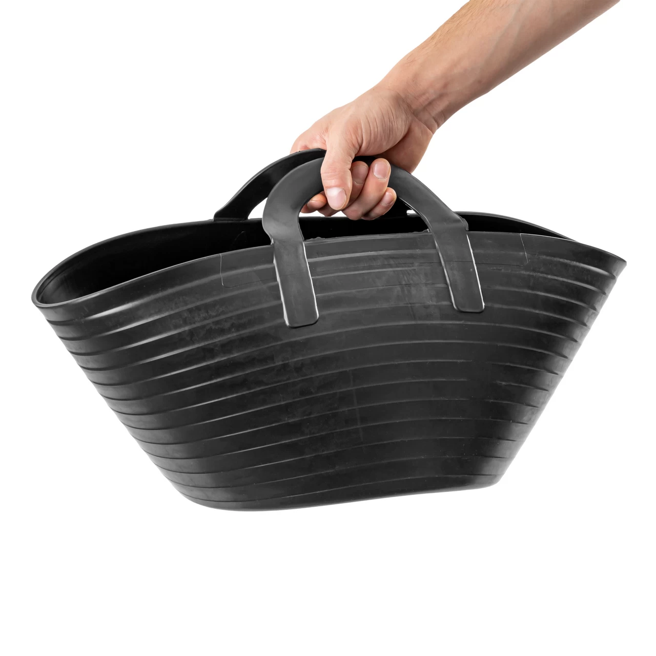 Гъвкава пластмасова кофа, Flexbag, черна, 12 литра