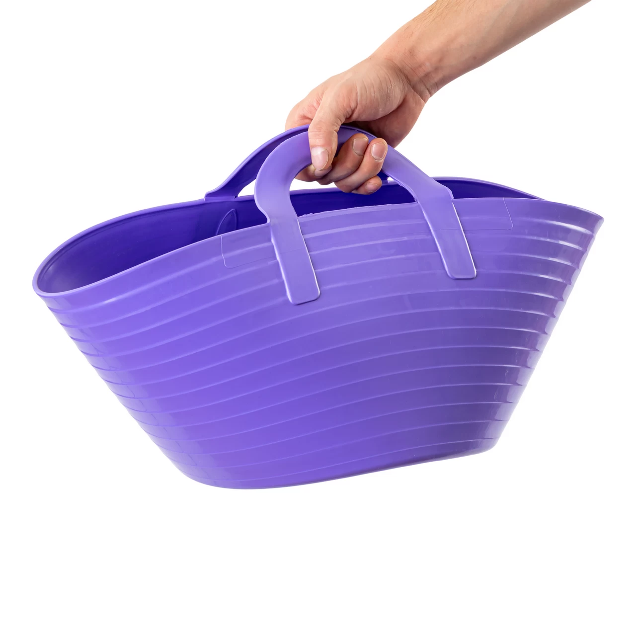 Гъвкава пластмасова кофа, Flexbag, лилава, 12 литра