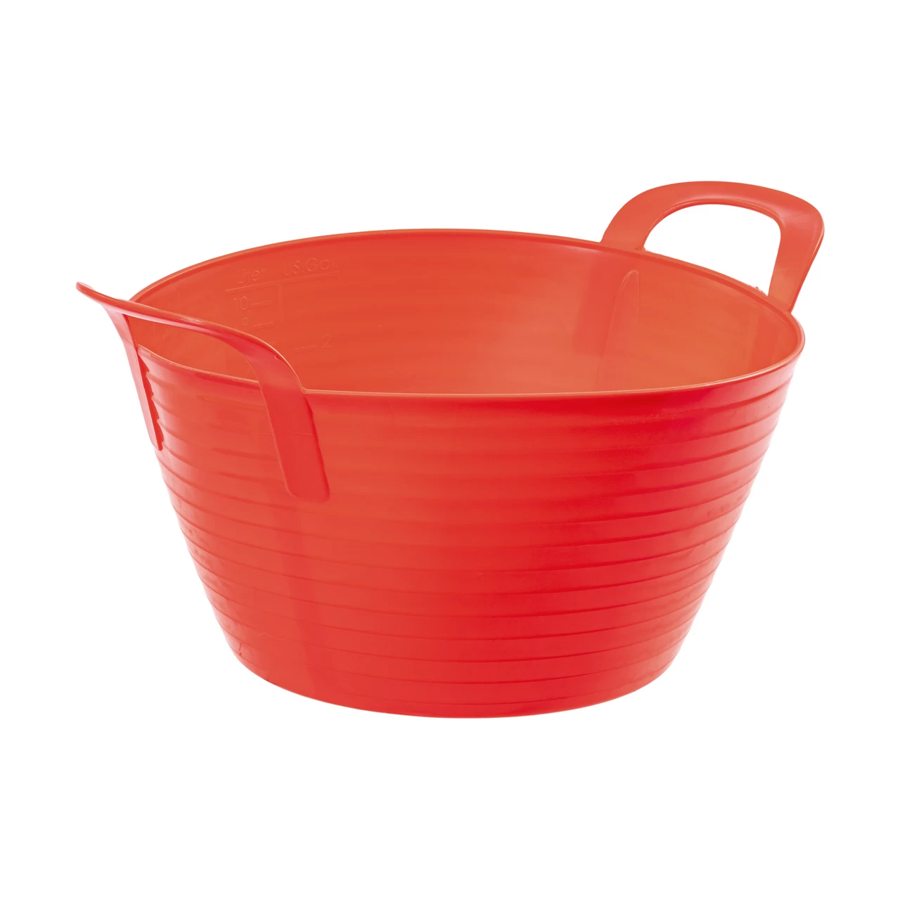 Гъвкава пластмасова кофа, Flexbag, червена, 12 литра