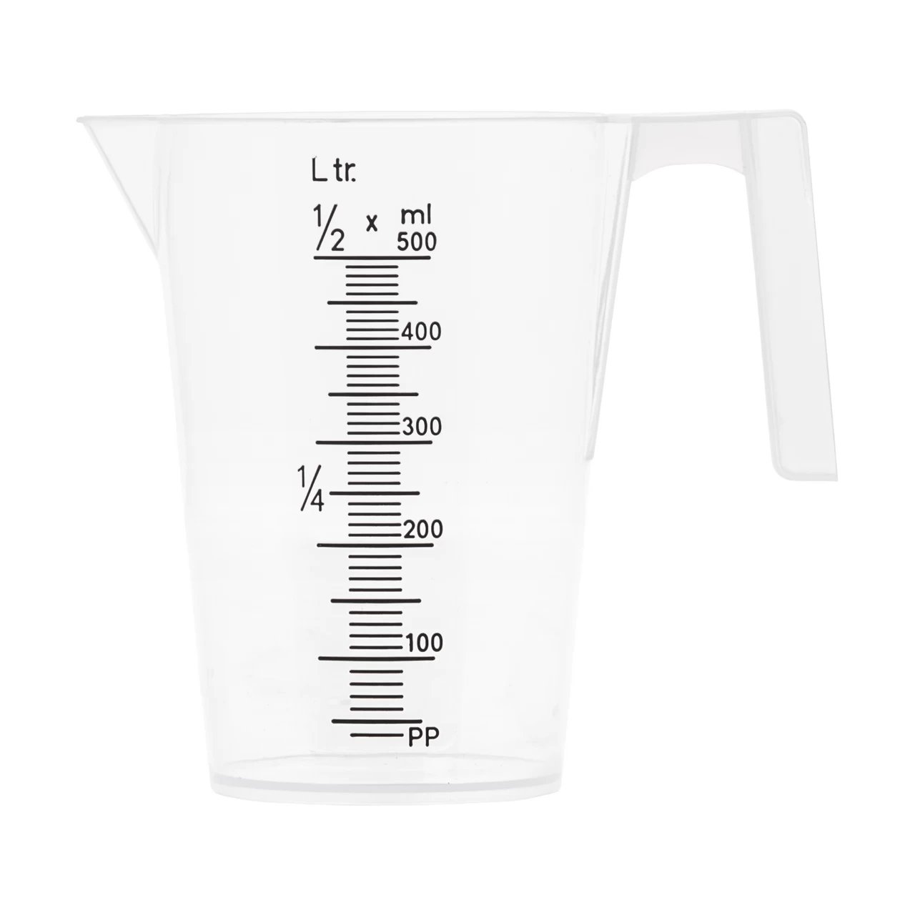 Мерителна кана, пластмасова, 0,5 литра