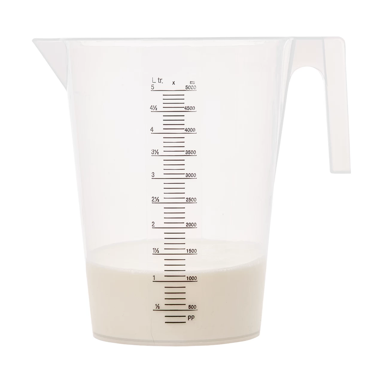 Мерителна кана, пластмасова, 5 литра