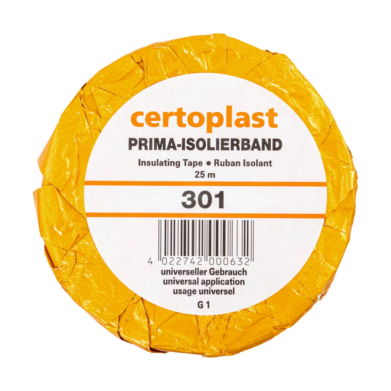 Лента за копита, черна, Certoplast, 45 мм × 25 м