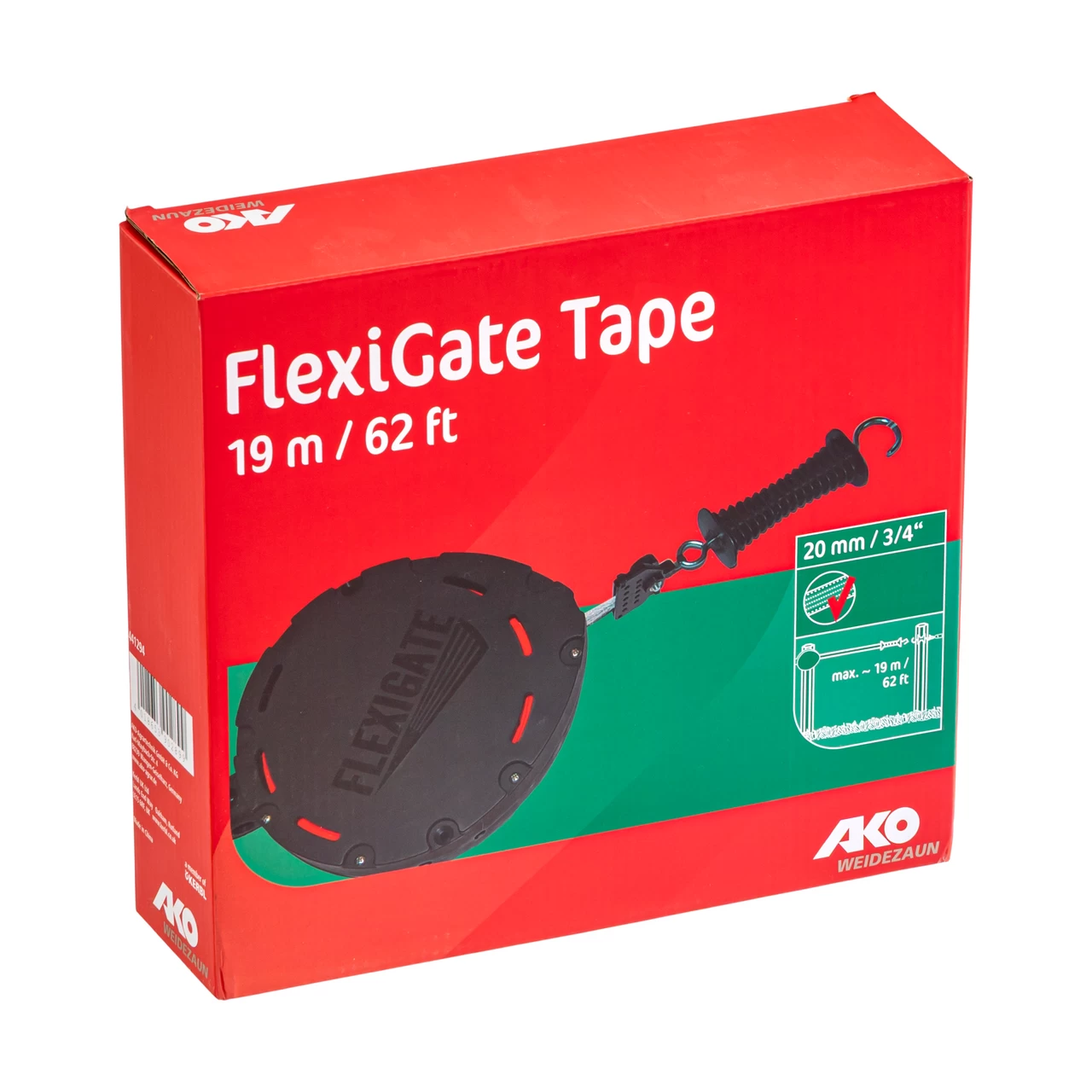 Комплект за порта/врата за електропастир с 20 мм лента , Ako Flexigate, 19 метра