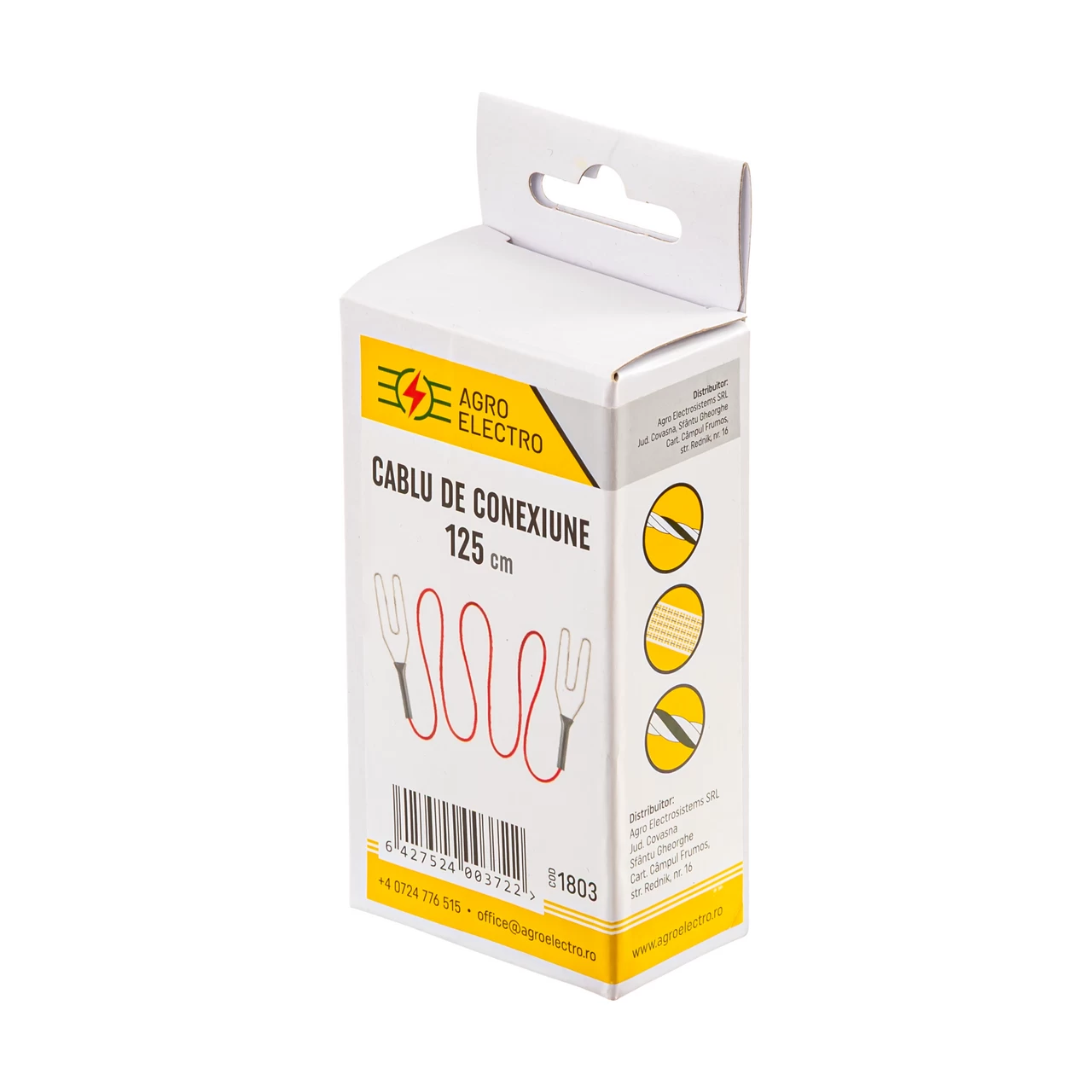 Кабел за свързване на ленти, шнурове или въжета за електрическа ограда