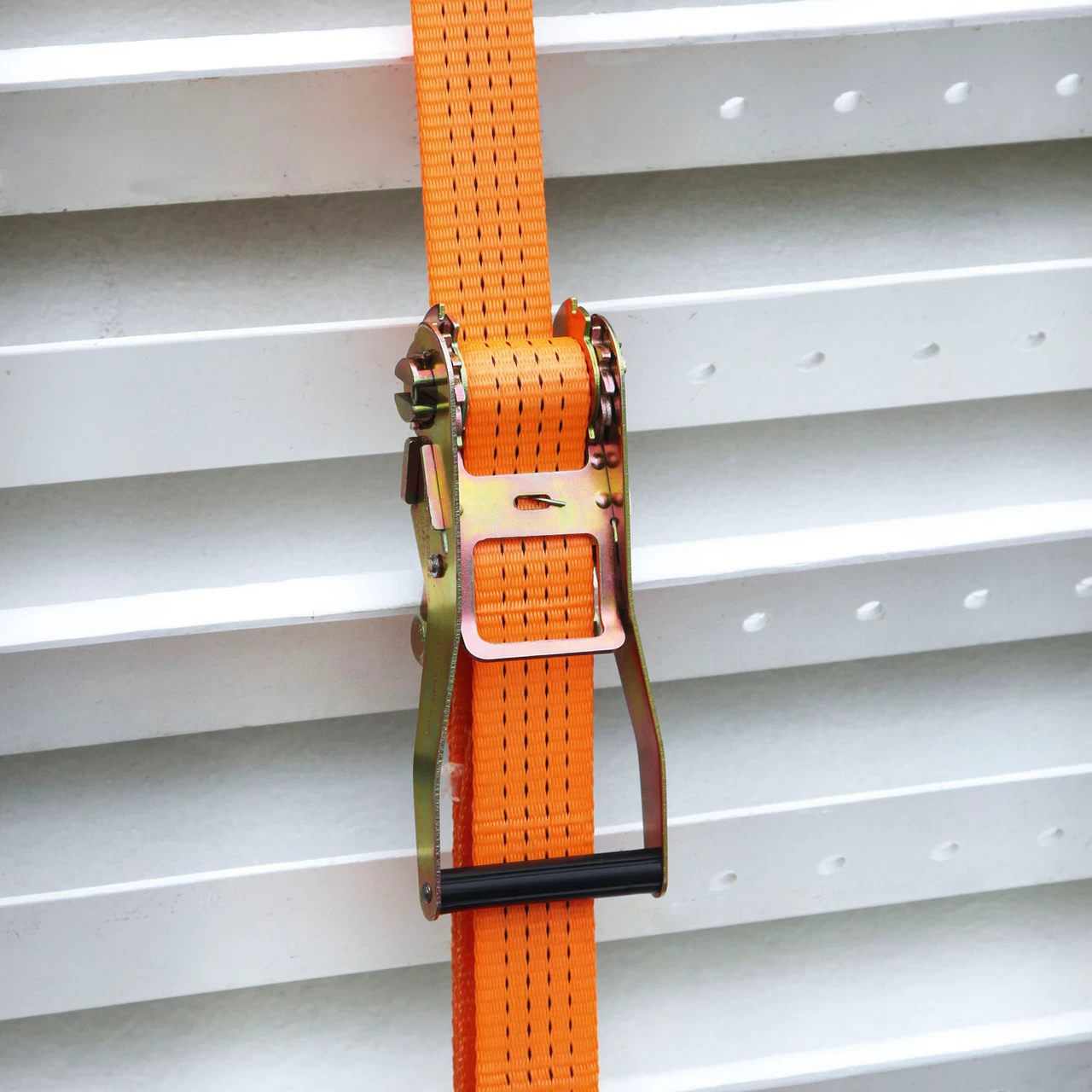 Колан за укрепване на товари с тресчотка, оранжев, 4000 кг, 50 мм × 6 м