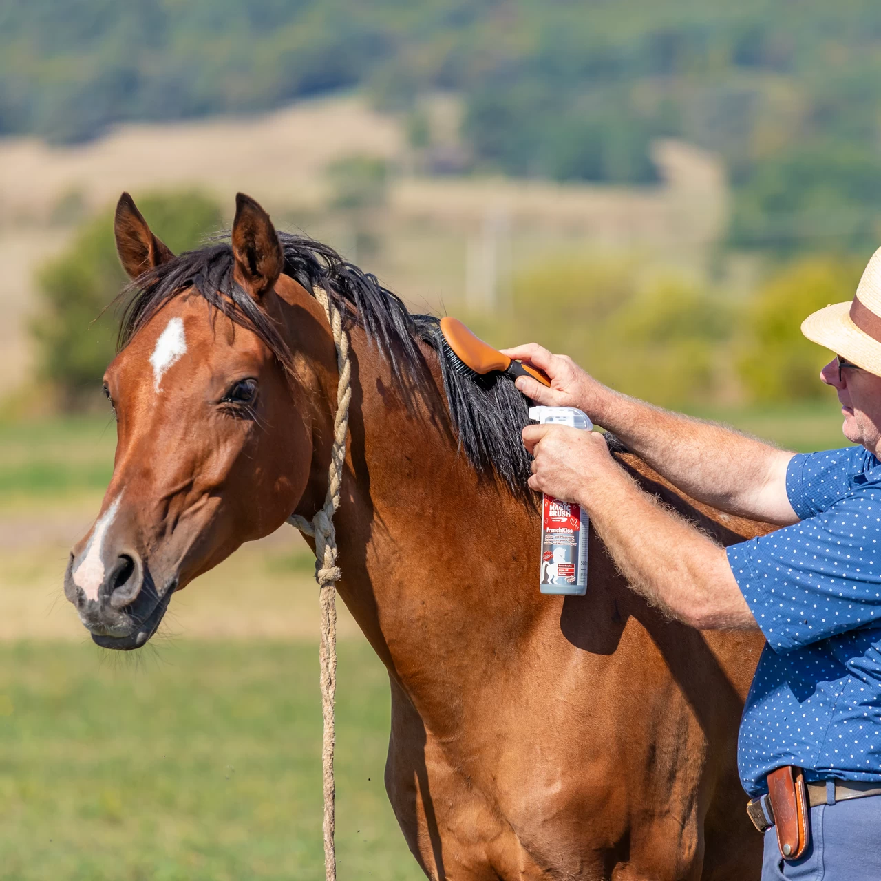 Спрей за грижа за гривата, аромат FrenchKiss, MagicBrush, 500 мл