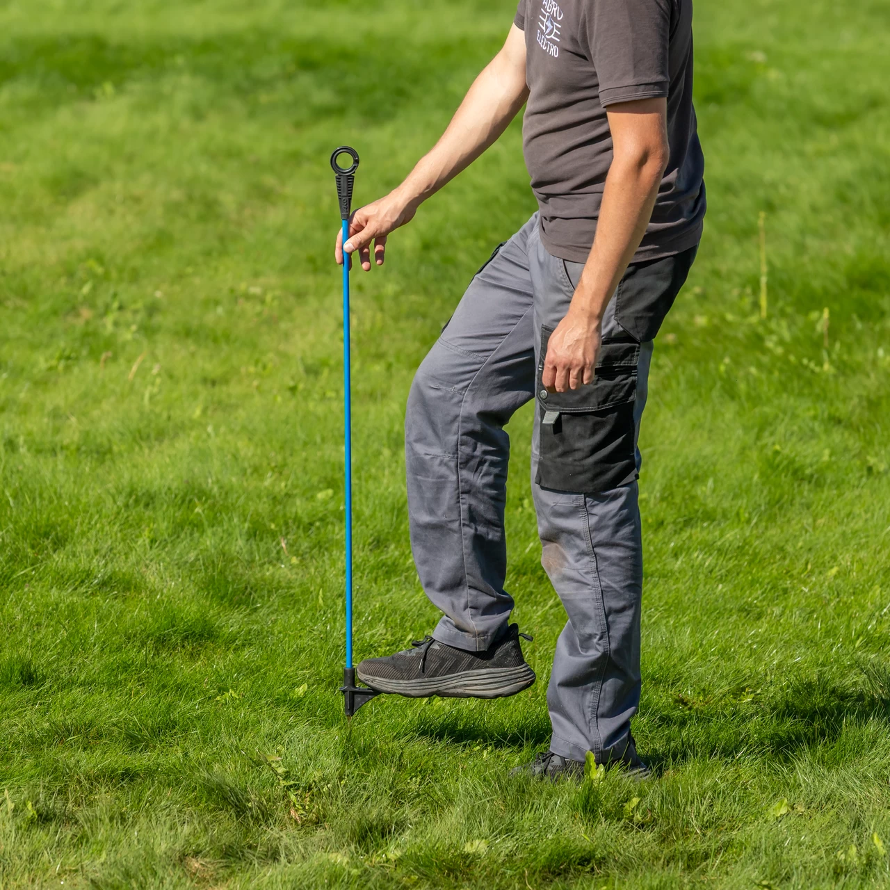 Колче от фибростъкло, AKO Oval Premium, 110 см, синьо, 10 бр.