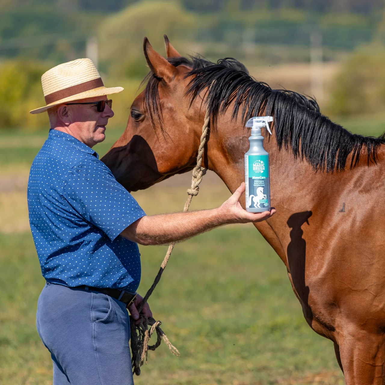 Спрей за блясък на козината, MagicBrush Manecare, 1000 мл