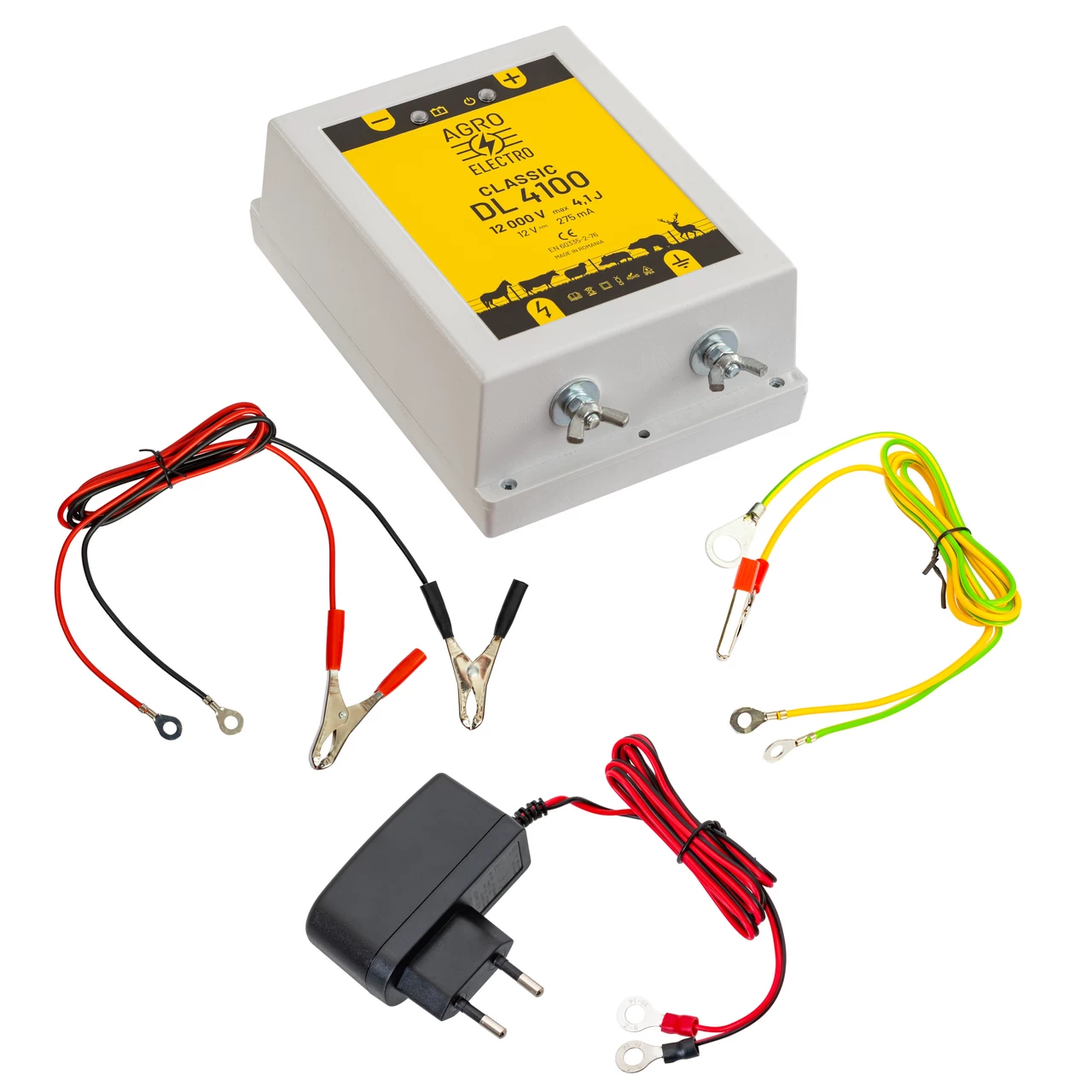 Енергизатор за електропастир Classic DL 4100, 4,1 джаула с мрежов адаптер 230/12 V