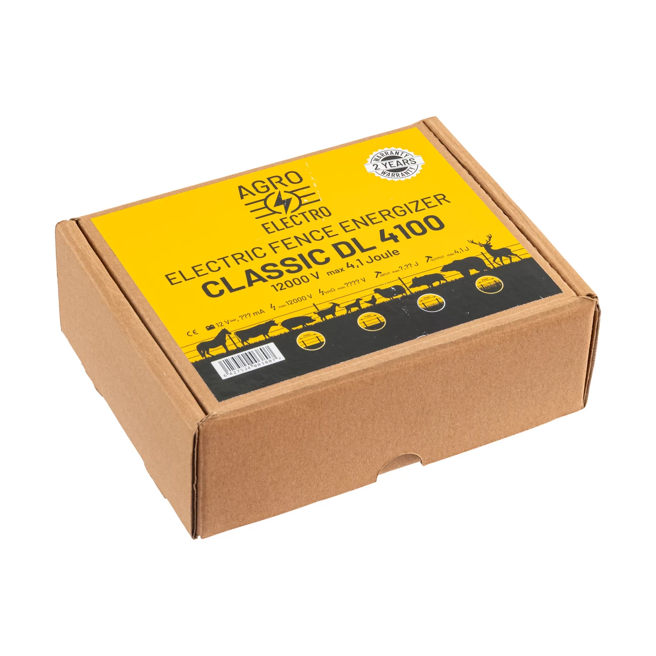 Енергизатор за електропастир Classic DL 4100, 4,1 джаула със соларна система 30 W