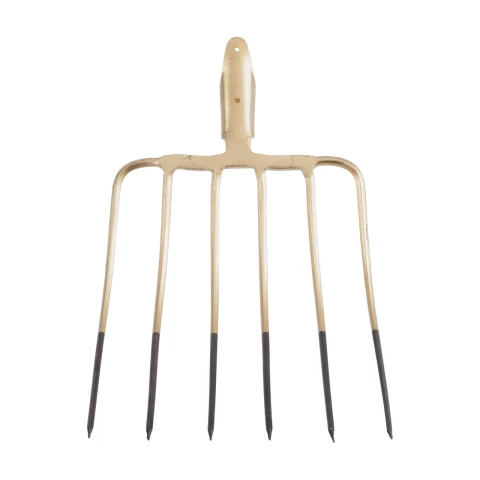 Вила за силаж, 6-рога, без дръжка, 29 × 35 см