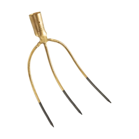 Вила за сено и бали, с три рога, без дръжка, 21 × 28 см