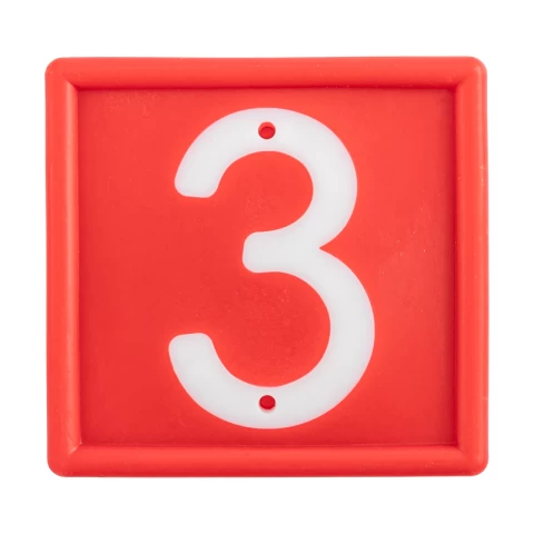 Цифри за маркиращ колан за животни, №3, 10 бр.