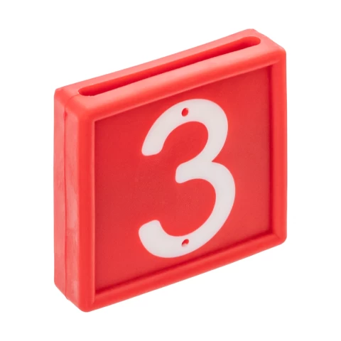 Цифри за маркиращ колан за животни, №3, 10 бр.