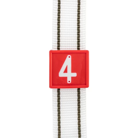 Цифри за маркиращ колан за животни, №4, 10 бр.