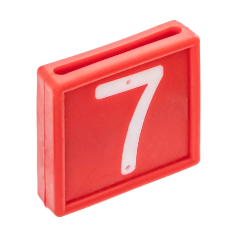 Цифри за маркиращ колан за животни, №7, 10 бр.