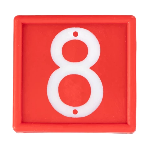Цифри за маркиращ колан за животни, №8, 10 бр.
