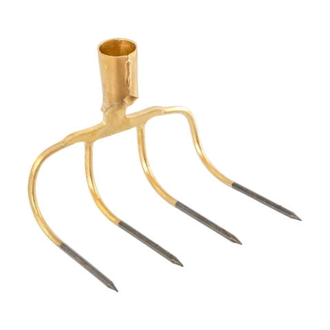 Вила за тор с 4 рога, извита на 90 градуса, 22,5 × 20 cм