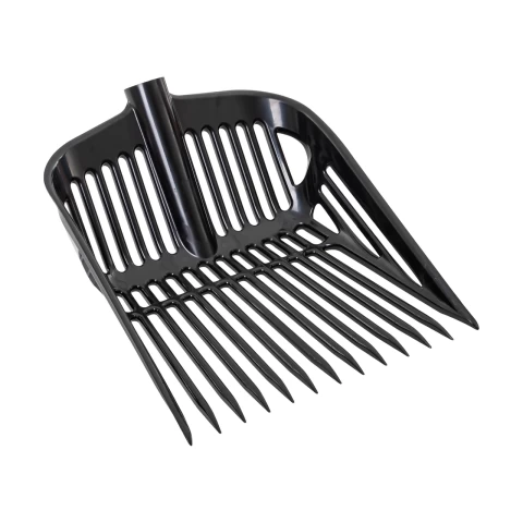 Вила за оборска тор, черна, 37 × 43 см