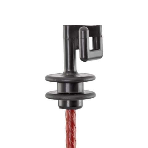 Стоманено колче за електрическа ограда, Ø8 мм × 107 см, 30 бр.