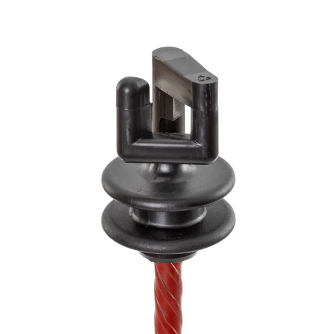 Стоманено колче за електрическа ограда, Ø8 мм × 107 см, 30 бр.