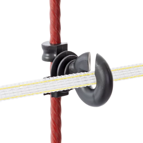 Стоманено колче за електрическа ограда, Ø8 мм × 107 см, 30 бр.